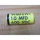 CDE WMF6W1 Capacitor 1.0MFD 600DC (Pack of 8) - New No Box