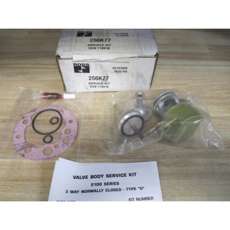 Ross 256K77 Valve Body Service Kit WO 3 Big Rings & 1 Lubricant