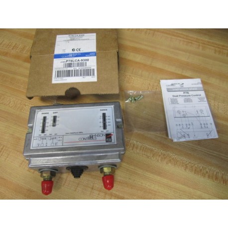 Johnson Controls P78LCA-9300 Pressure Controller P78LCA9300