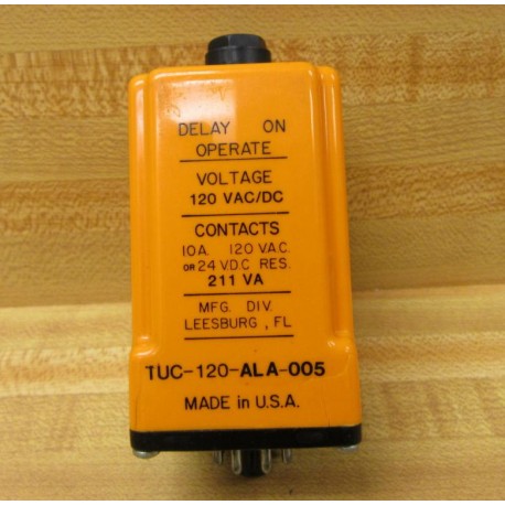 Diversified Electronics TUC-120-ALA-005 Relay TUC120ALA005 - New No Box