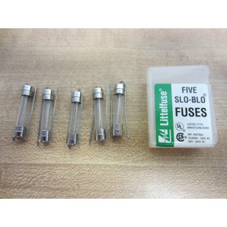 Littelfuse 3AG 12A 315 3AG12A315 Slo-Blo Miniature Fuse 12A (Pack of 5)