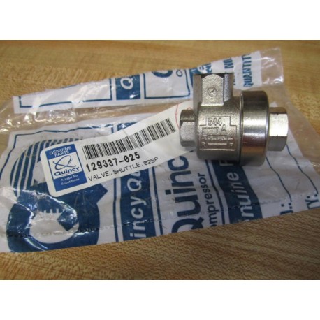 Quincy 129337-025 Shuttle Valve 129337025