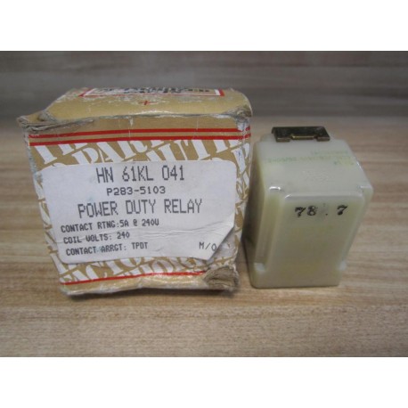 Carrier HN 61KL 041 Relay HN61KL041 Power Duty Relay P283-5103