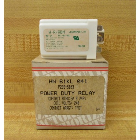 Carrier HN 61KL 041 Relay HN61KL041 Color: White