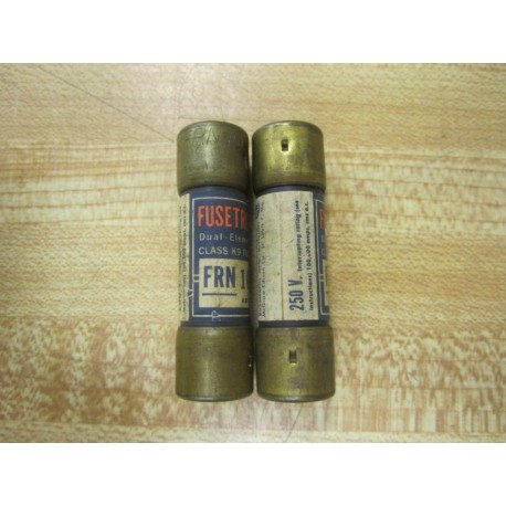 Bussmann FRN 10 Fusetron FRN10 Fuse Pack Of 2 - New No Box