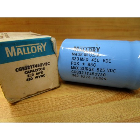 Mallory CGS T V C Capacitor Mara Industrial