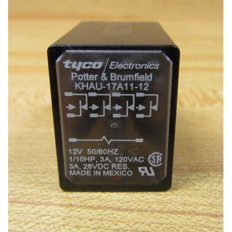 Potter & Brumfield KHUA-17A11-12 Relay KHUA17A1112 - New No Box