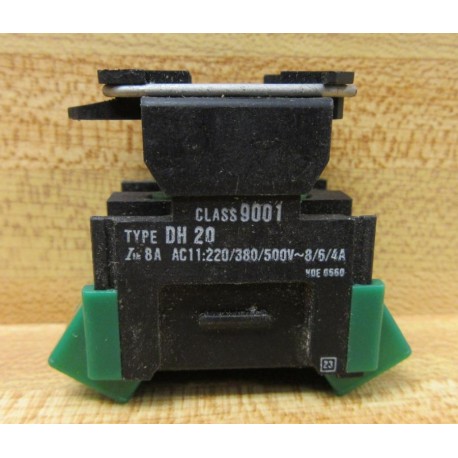 Square D 9001-DH-20 Contact Block 9001DH20 - New No Box