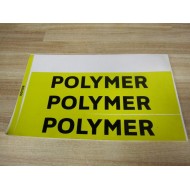 Lab Safety Supply 100158B Polymer Sign Minus 1 Label - New No Box