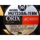 Orix MU1238A-11BN AC Fan MU1238A11BN - Used