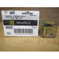 Square D 8501-KPD12-V56 Relay 8501KPD12V56