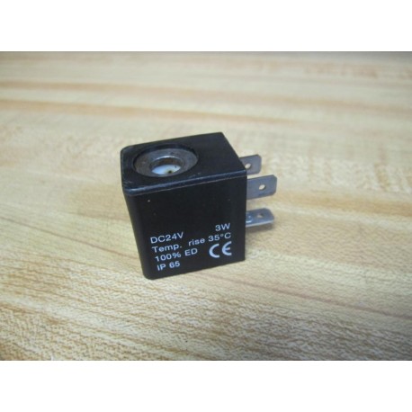 04-46 Coil 24V DC 3W DC24V 100% ED IP 65 - New No Box