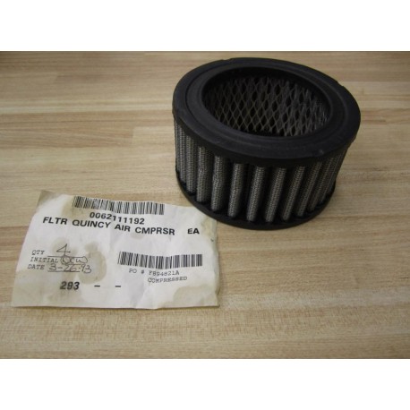 Quincy 0062111192 Air Compressor Filter - New No Box