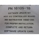 Moore 16105-18 Software Update Kit 1610518 Mod 352 - New No Box