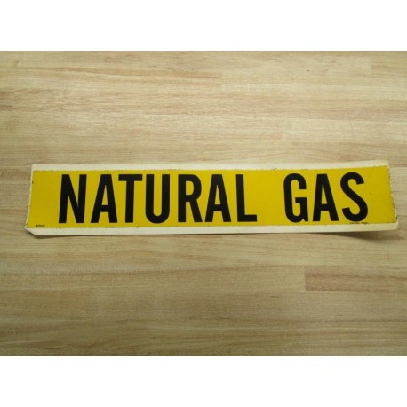 Brady 79036 Natural Gas Sign (Pack of 8) - New No Box