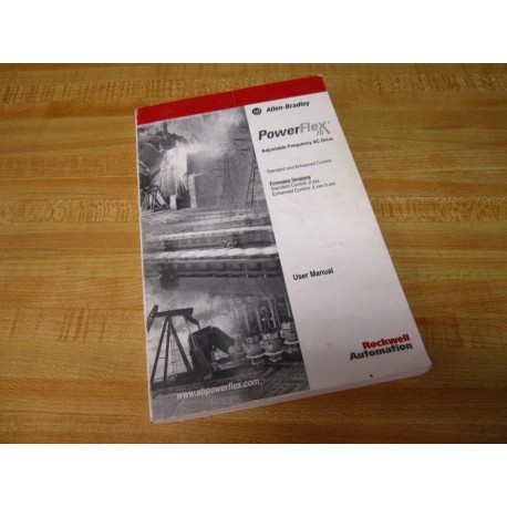 Allen Bradley 195301-P08 PowerFlex 70 User Manual 195301P08 - Used
