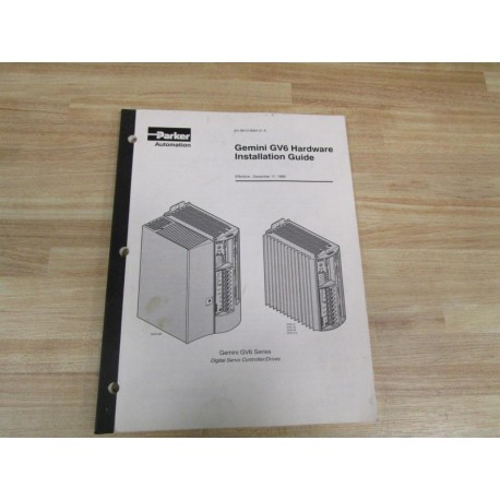 Parker 88-018364-01 A Hardware Installation Guide - Used