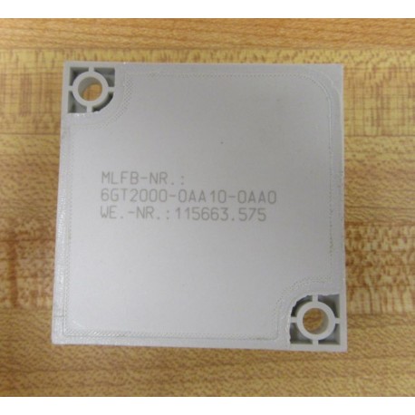 Siemens 6GT2000-0AA10-0AA0 Mobil Data Carrier 6GT20000AA100AA0 - New No Box