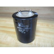 Hitachi HCG F5A Capacitor HCGF5A 4700 MFD 400VDC - Used