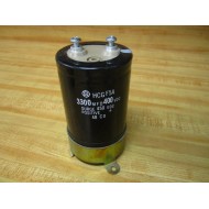 Hitachi HCG F5A Capacitor HCGF5A 3300 MFD400 VDC-wBracket - New No Box