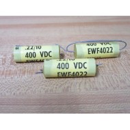 Cornell Dubilier EWF4022 Capacitor 400VDC (Pack of 3) - New No Box