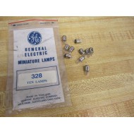 General Electric GE 328 Miniature Lamp Light Bulb (Pack of 10)