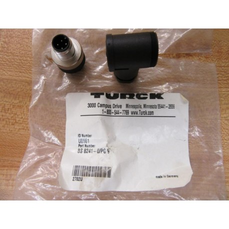 Turck BS 8241-0PG 9 Connector BS82410PG9 U6561