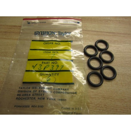 Taylor Instrument 43P397 O-Ring (Pack of 6)