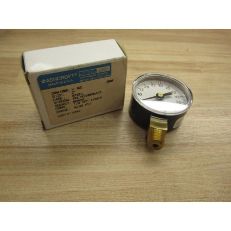 Ashcroft 20W1055 H 02L Pressure Gauge 0-60 PSI