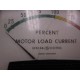 General Electric AO-92 Motor Load Current Meter 0-150% Cracked - New No Box