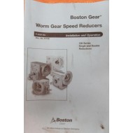 Boston Gear 57746 Manual Worm Gear Speed Reducers - Used