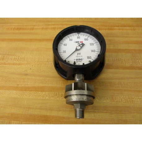 USG MBX227LLR Gauge 0-160 PSI - New No Box