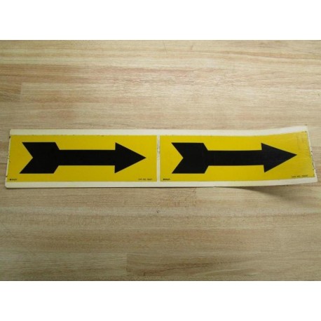 Brady 76507 Direction Sign 2 Stickers (Pack of 7) - New No Box