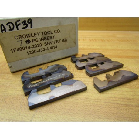 Crowley Tool 1F40014-2020 SHV-FRT (B) Insert 1290-433-4 414 (Pack of 7)