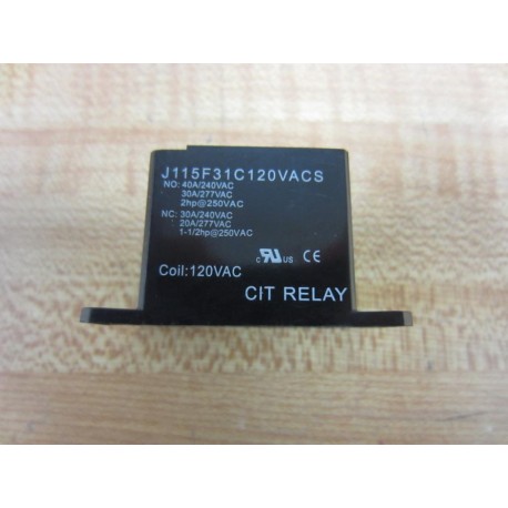 CIT J115F31C120VACS Relay - New No Box