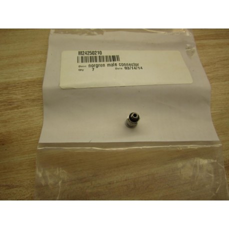 Norgren M24250210 Male Connector (Pack of 14) - New No Box