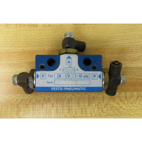 Festo ZK-18 Valve ZK18 - Used