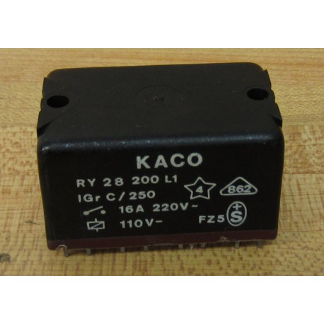 Kaco RY 28 200 L1 Relay RY28200L1 - New No Box