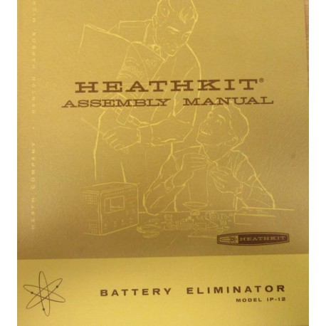 Heathkit 595-563 Manual Battery Eliminator Model  IP-12 - Used