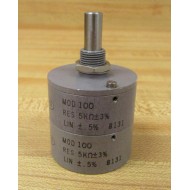 Spectrol MOD 100 Potentiometer MOD100 Res: 5KΩ Ohms - New No Box