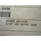 Kramer K32181BA 516" Hex Output Gear Pack Of 2 - New No Box