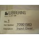 Lubbering 70901563 Input Spindle Gear - New No Box