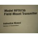 Micro Motion 3002190 RTF9739 Transmitter Instruction Manual - Used