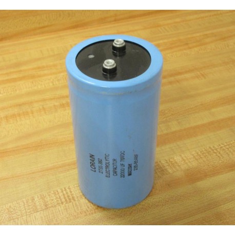 Lorain 2731-382 Capacitor 22000 µF UF 75VDC - New No Box