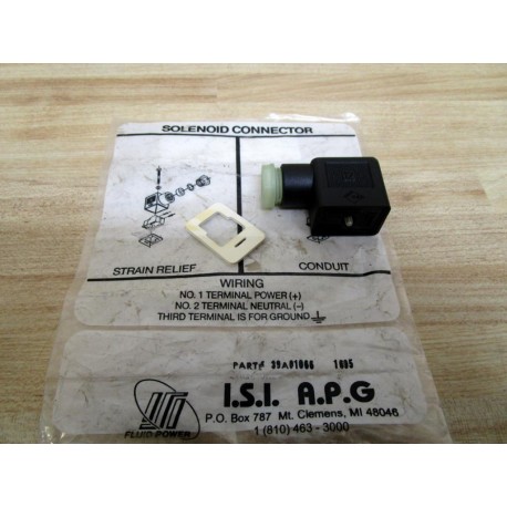 ISI Fluid Power 39A81066 Solenoid Connector