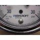 Ashcroft 8904 Gauge 0-30 in. Hg Vac 0-30PSI - New No Box