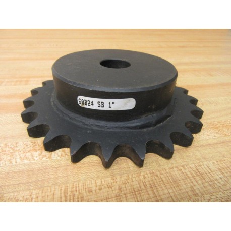 60B24 SB 1" Sprocket - New No Box