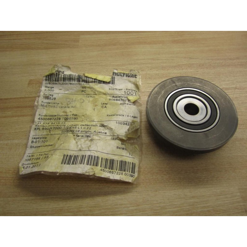 Multivac 11.538.9410.23 Chain Deflection Roller - New No Box - Mara ...