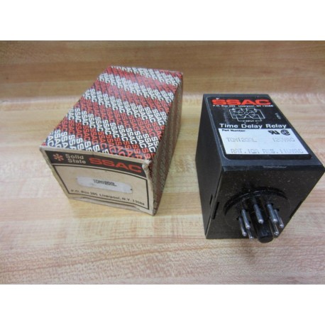 Entrelec SSAC TDM120AL Relay 1-1023 Seconds Res 110-120 VAC