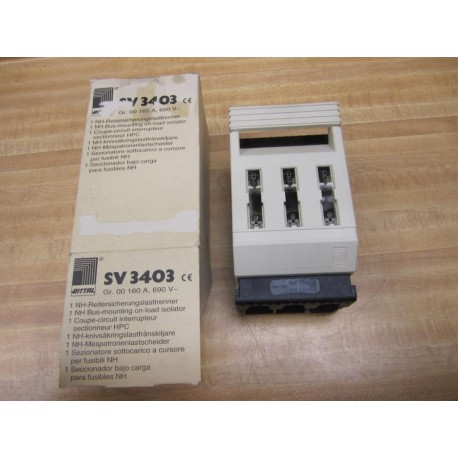 Rittal SV 3403 SV3403 NH Bus-Mounting On-Load Isolator